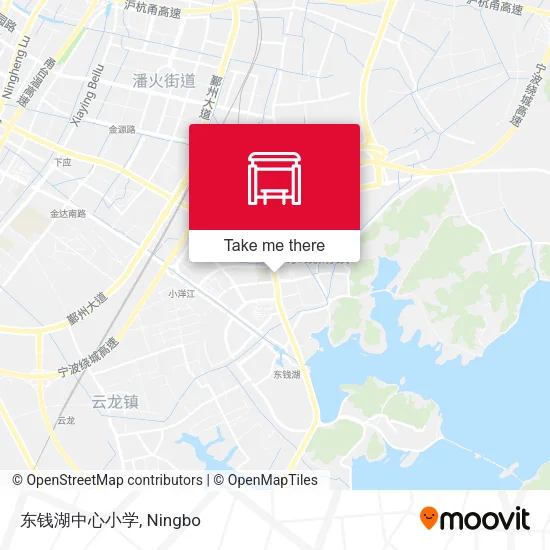 东钱湖中心小学 map