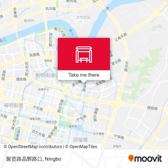 聚贤路晶辉路口 map