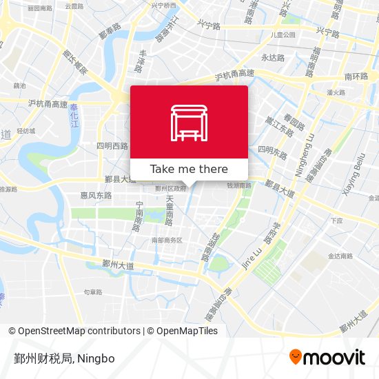 鄞州财税局 map