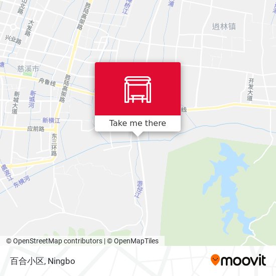 百合小区 map