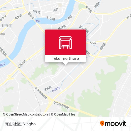 陈山社区 map