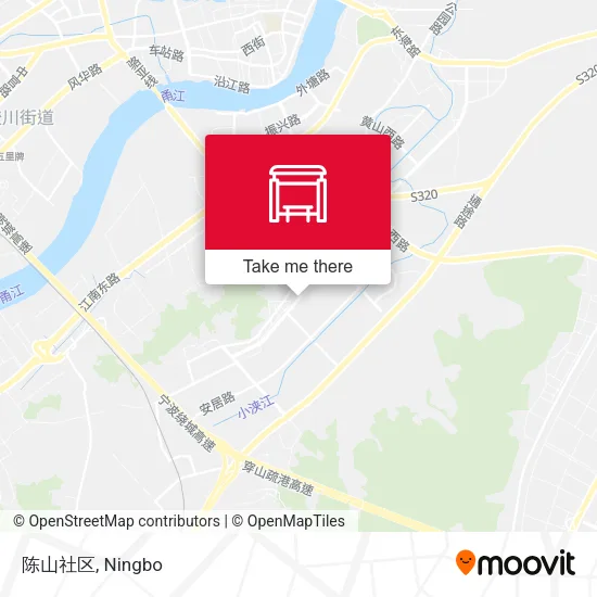 陈山社区 map