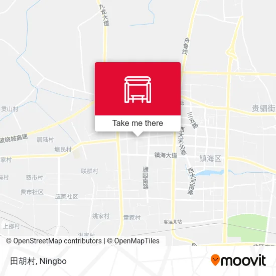 田胡村 map