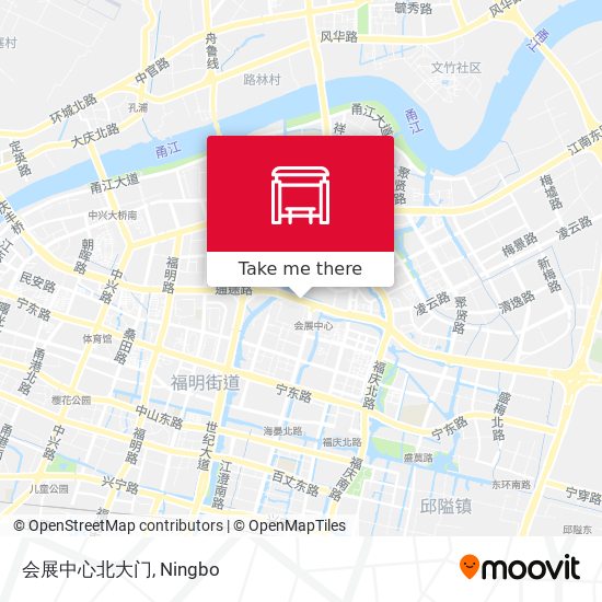 会展中心北大门 map