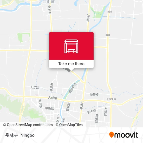 岳林寺 map