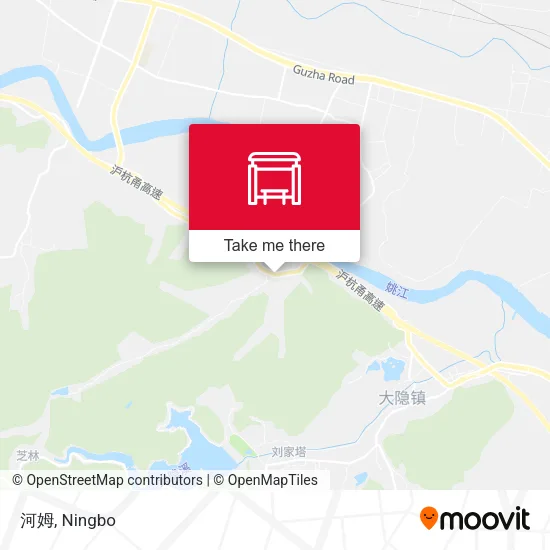 河姆 map