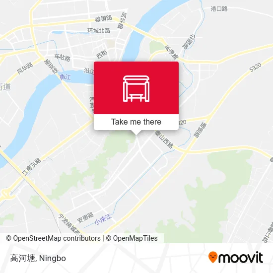 高河塘 map