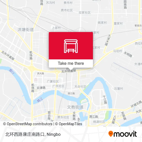 北环西路康庄南路口 map