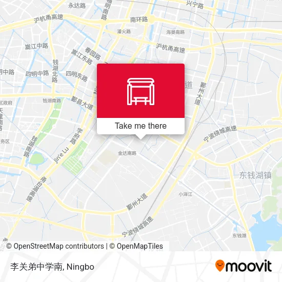 李关弟中学南 map