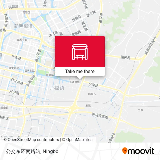 公交东环南路站 map