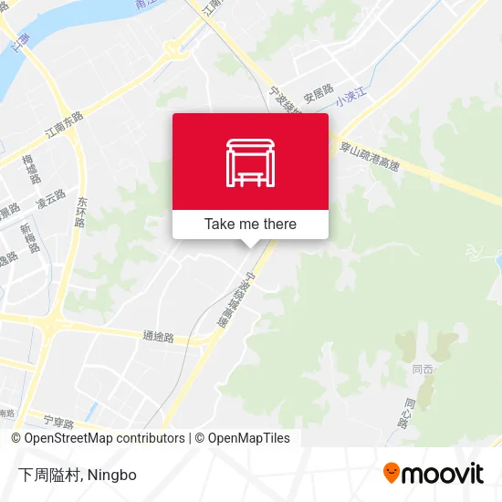 下周隘村 map