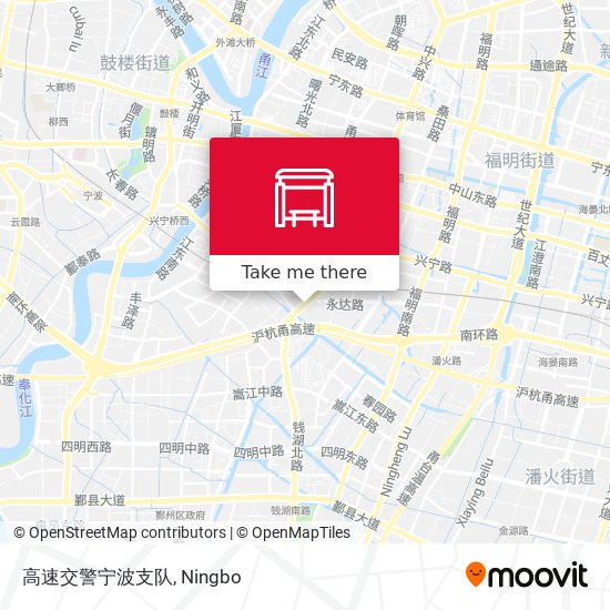 高速交警宁波支队 map