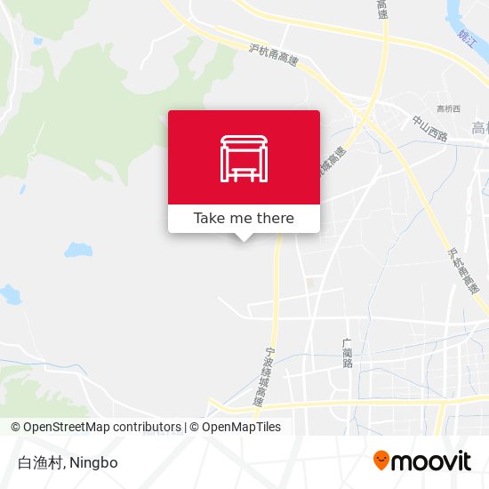 白渔村 map