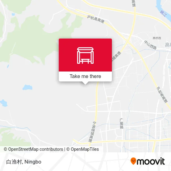 白渔村 map