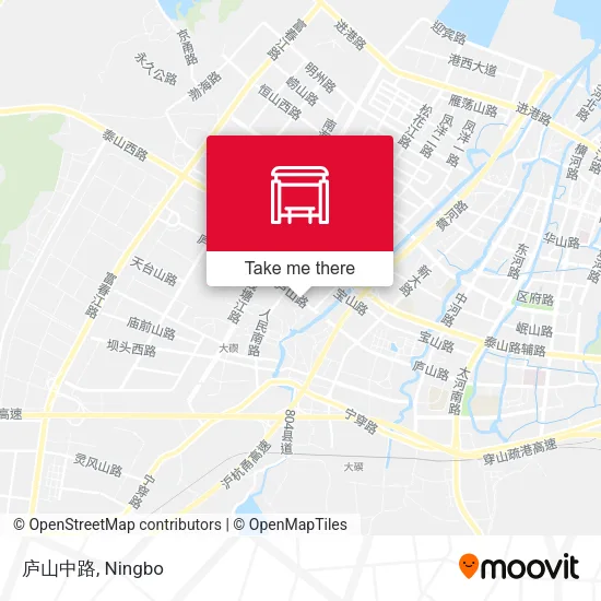 庐山中路 map