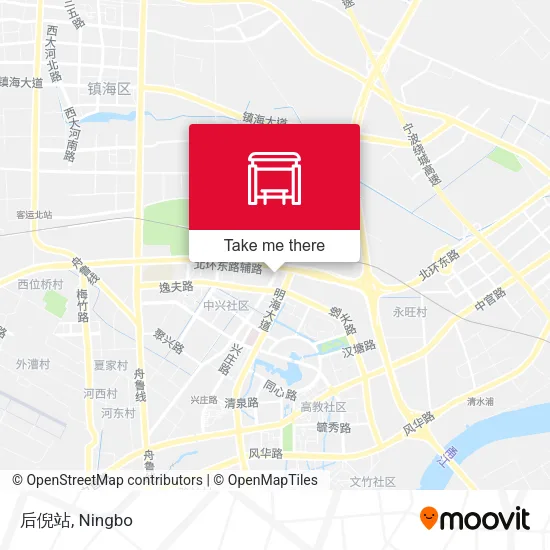 后倪站 map