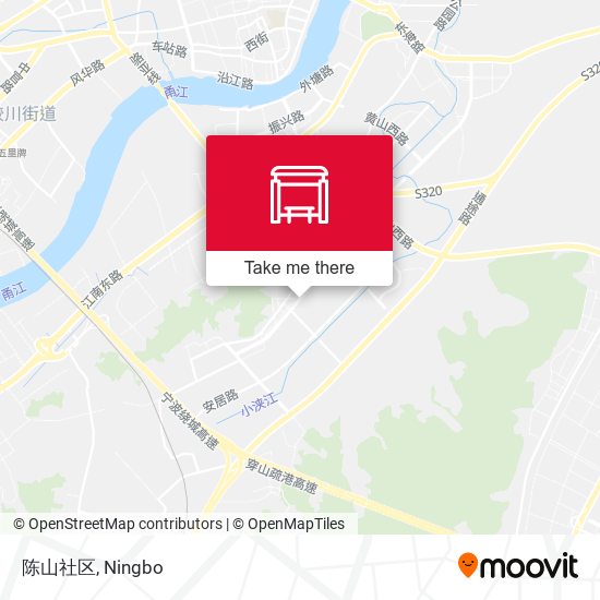 陈山社区 map