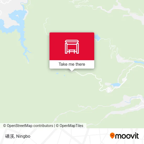 磻溪 map