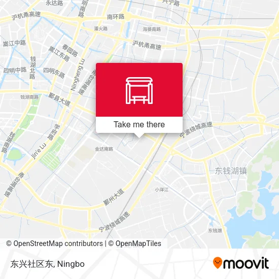 东兴社区东 map
