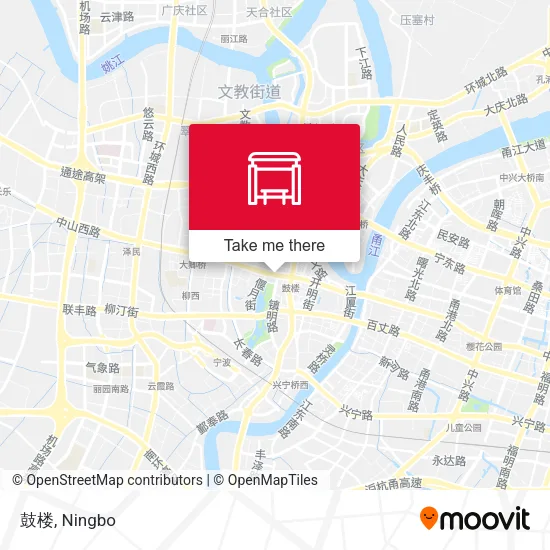 鼓楼 map