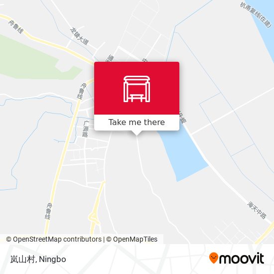 岚山村 map