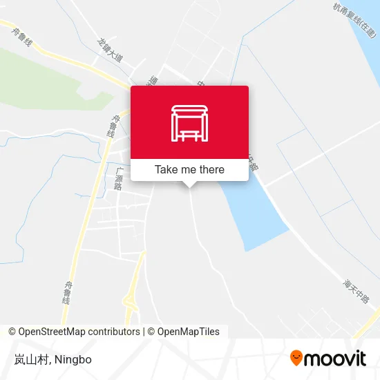 岚山村 map