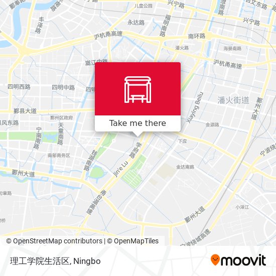 理工学院生活区 map