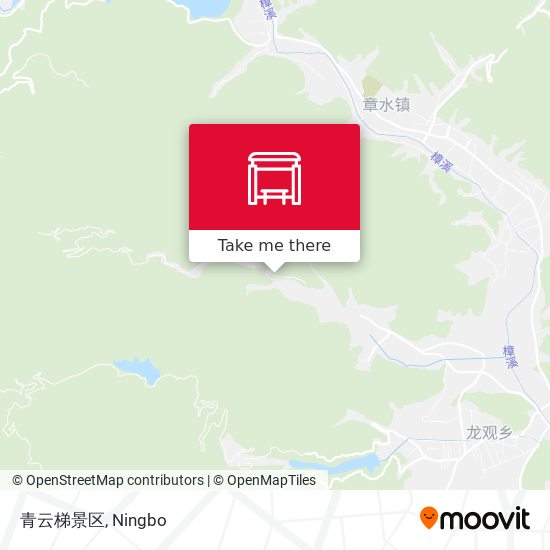 青云梯景区 map