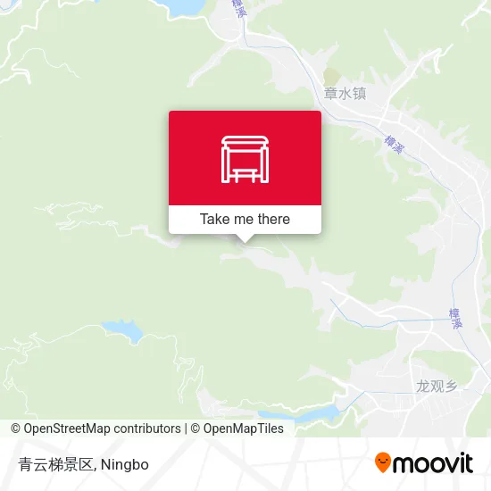 青云梯景区 map