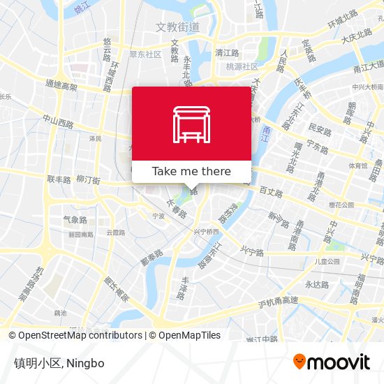 镇明小区 map