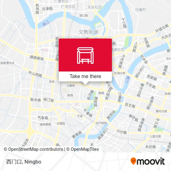 西门口 map
