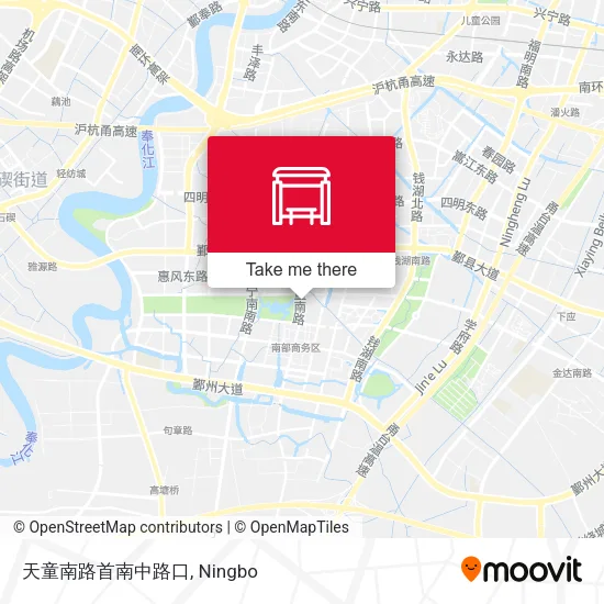 天童南路首南中路口 map