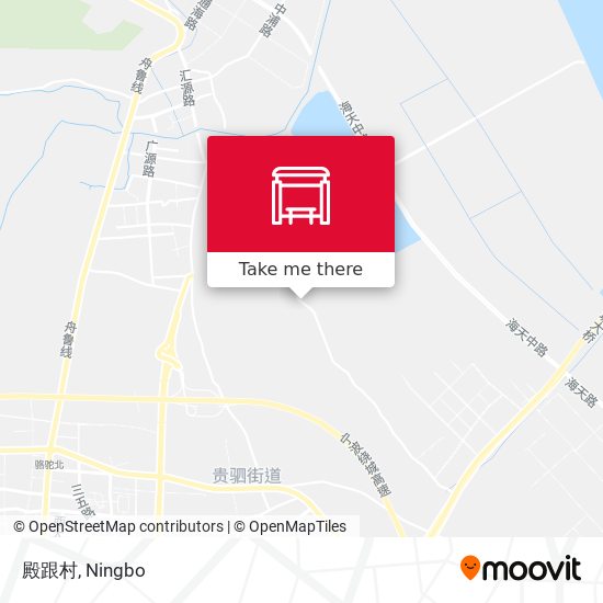 殿跟村 map