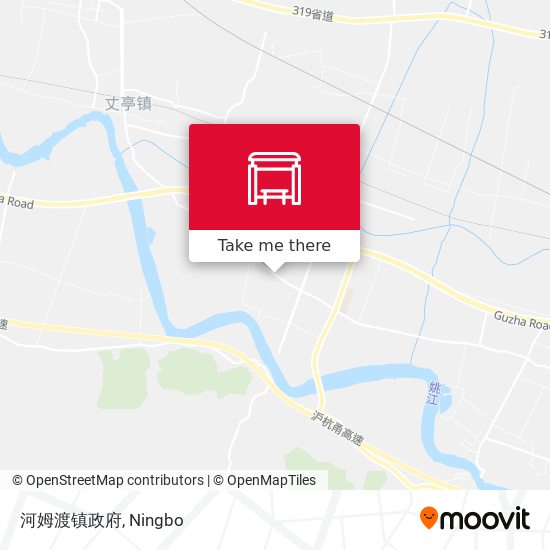 河姆渡镇政府 map