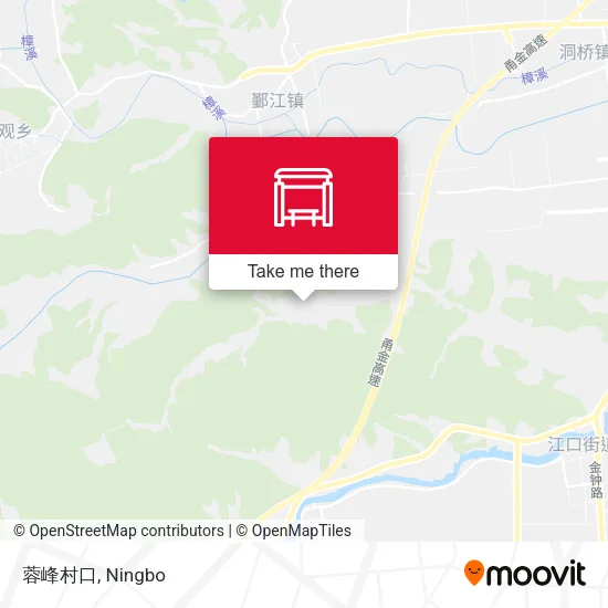 蓉峰村口 map