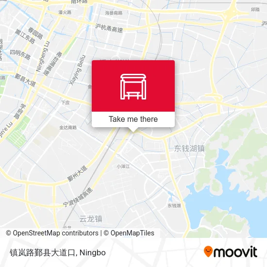 镇岚路鄞县大道口 map