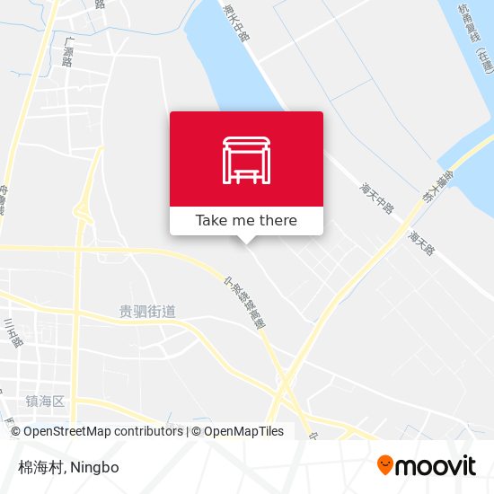 棉海村 map