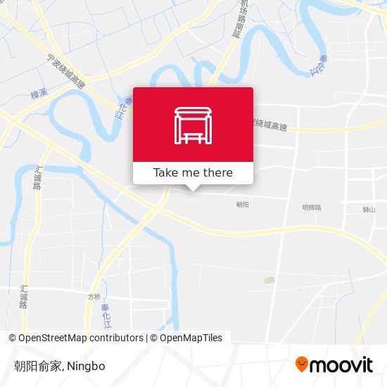 朝阳俞家 map