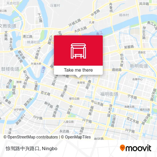 惊驾路中兴路口 map