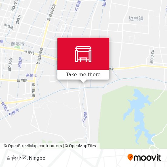 百合小区 map