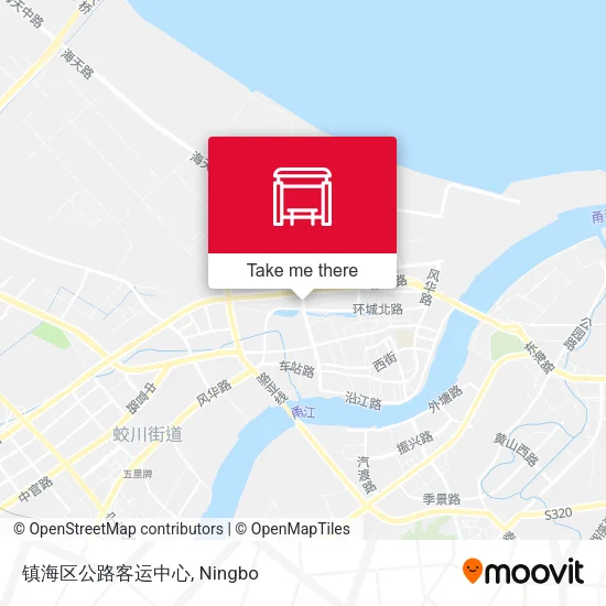 镇海区公路客运中心 map