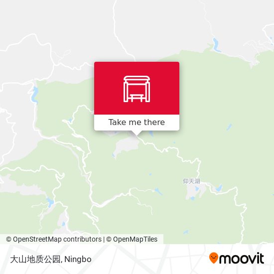 大山地质公园 map