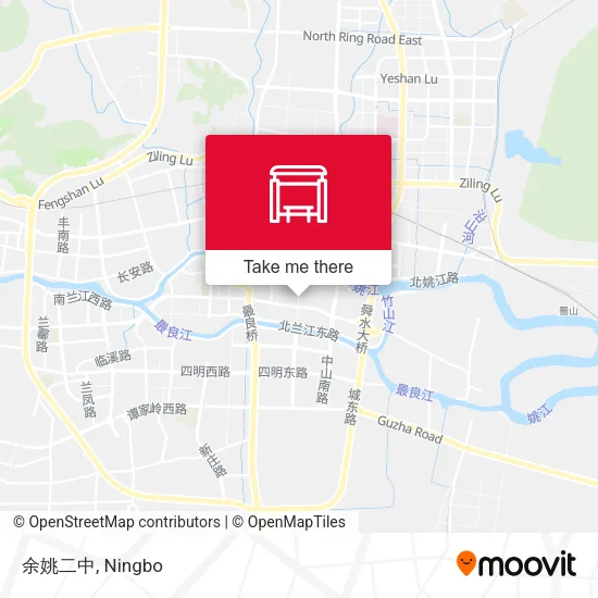 余姚二中 map