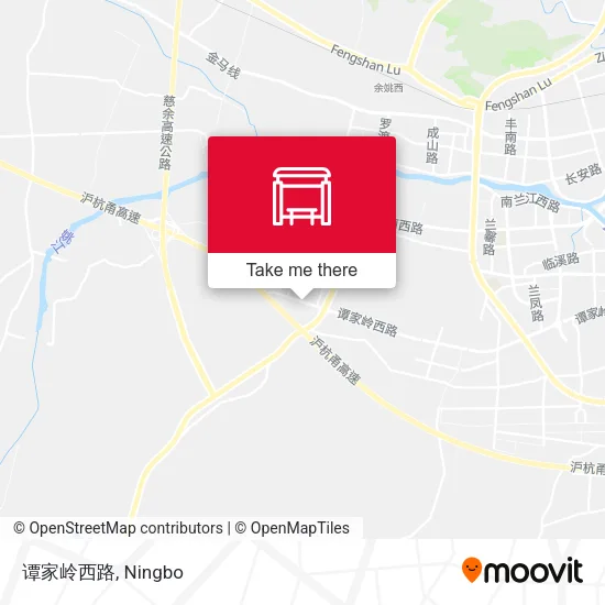 谭家岭西路 map