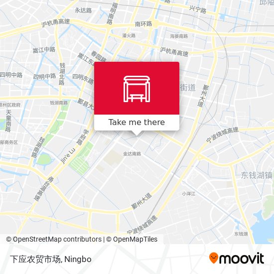 下应农贸市场 map