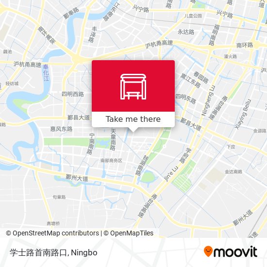 学士路首南路口 map