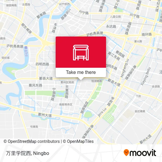 万里学院西 map