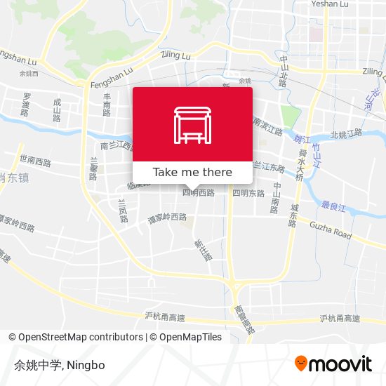 余姚中学 map