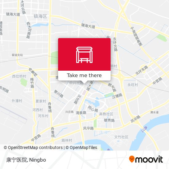 康宁医院 map