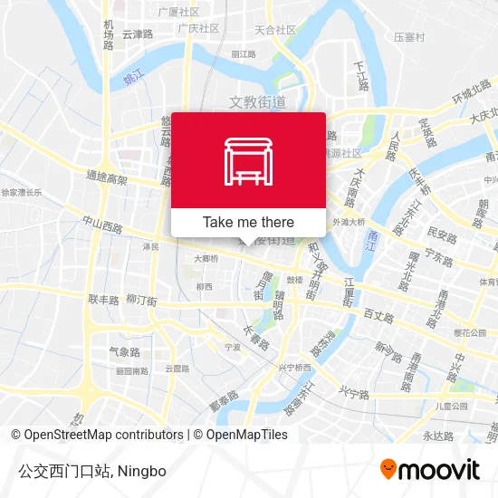 公交西门口站 map